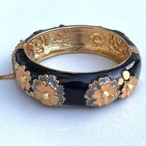 J Crew Fairycore Floral Enamel Bracelet y2k